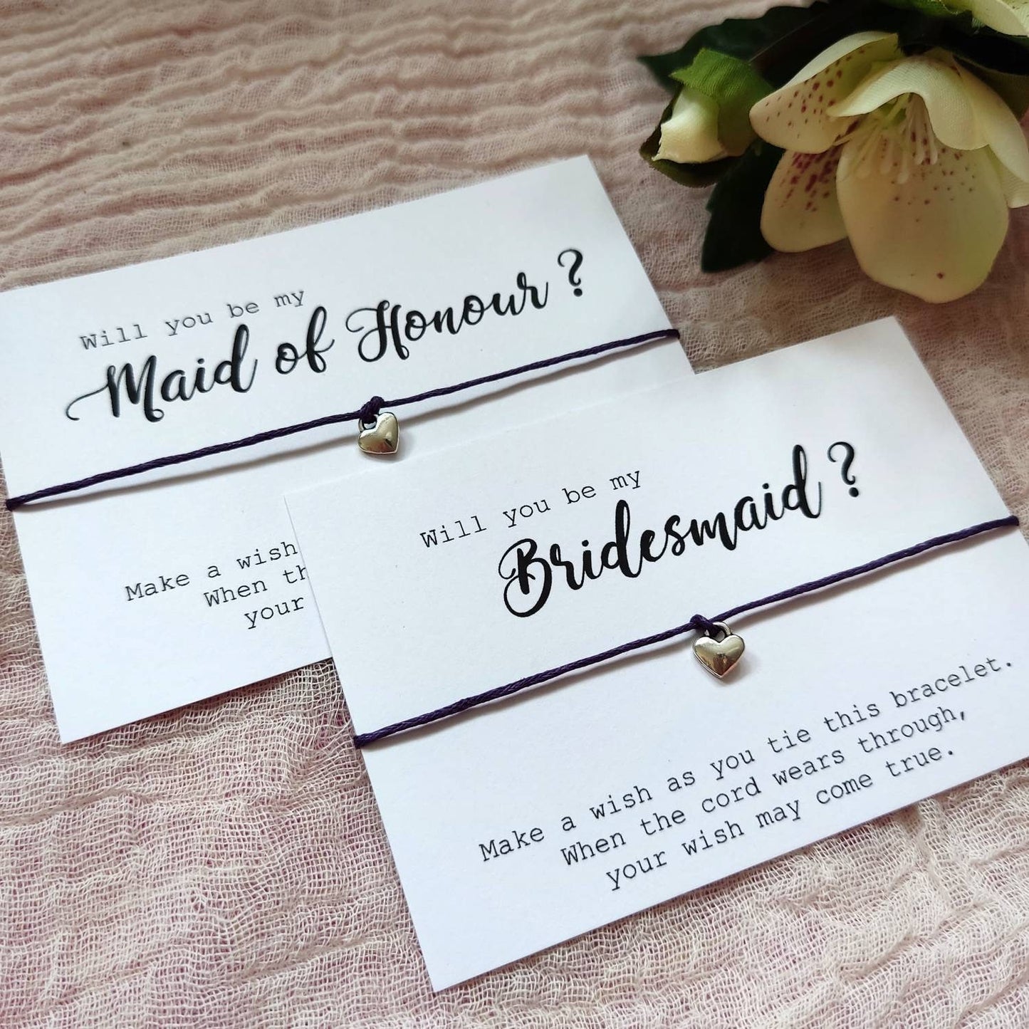 Bridesmaid proposal gift, Will You Be My Bridesmaid Card, Bridesmaid Gifts, Bridesmaid Bracelet, flower girl Bracelet, Wedding Party gift