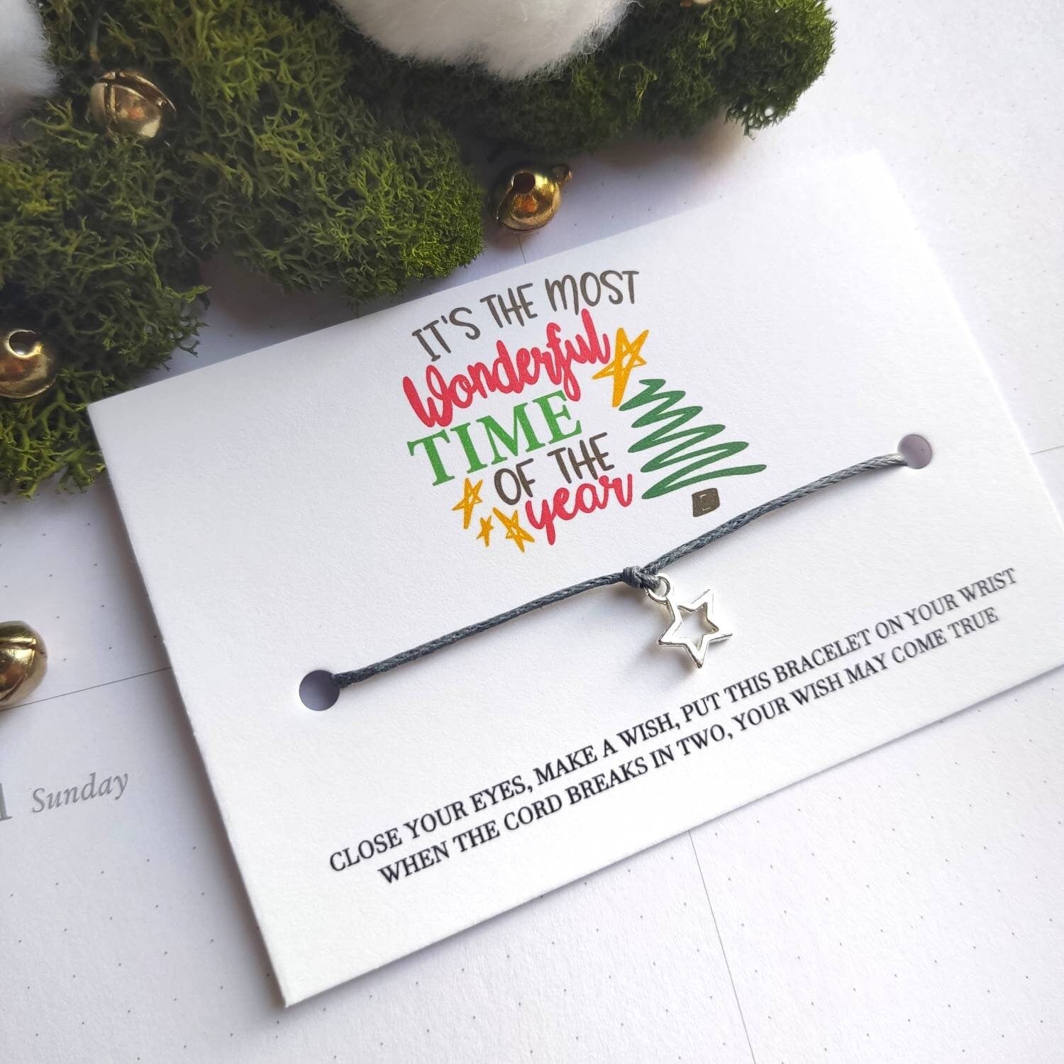 Christmas Make A Wish Bracelet