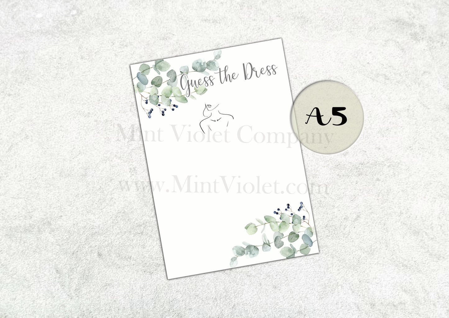 Mr or Mrs, Hen Party Games, what did the groom say, Would she rather, Guess the dress, Party Accessories, classy eucalyptus Hen Party