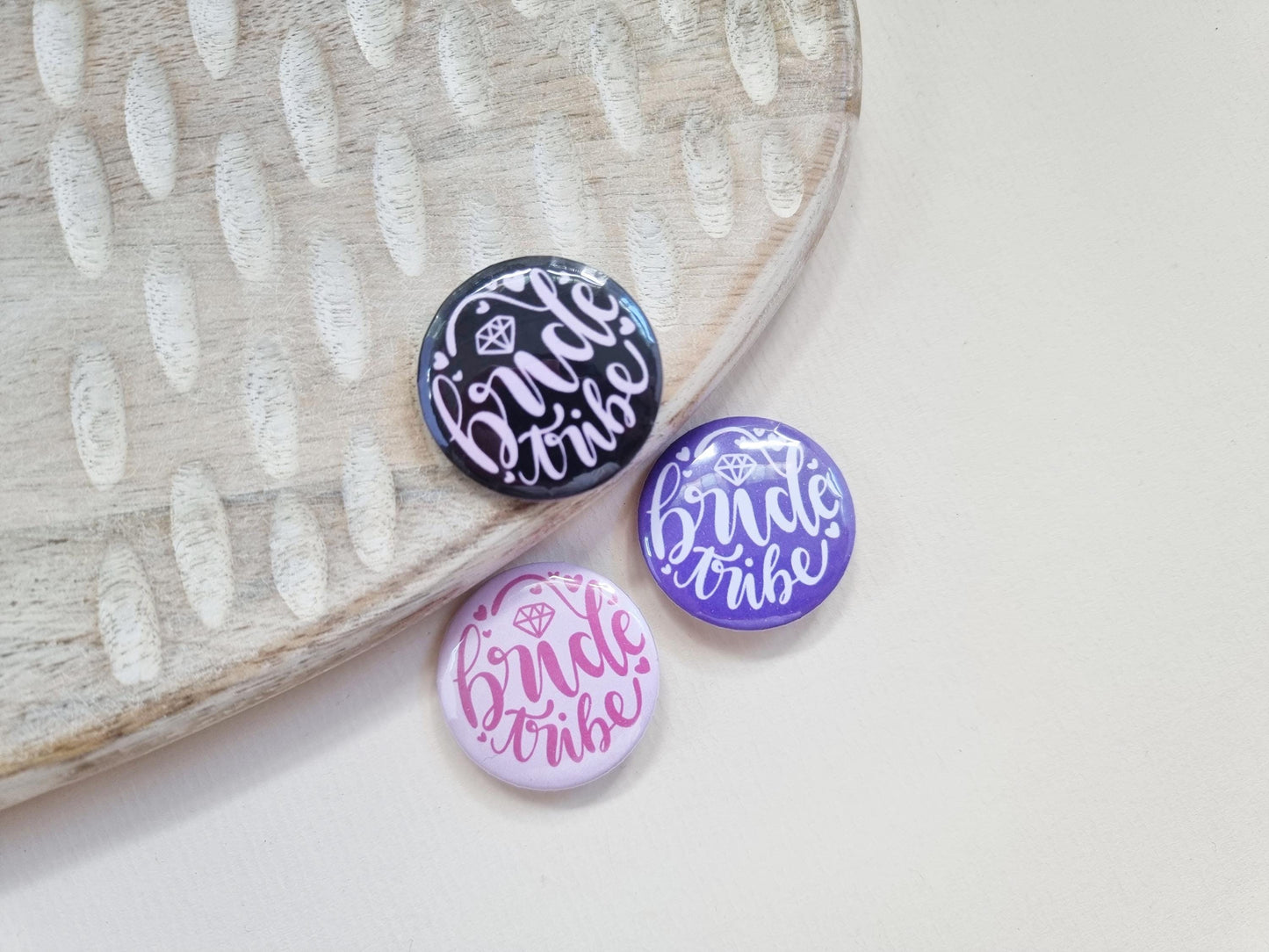 Bride Tribe pin badge, Perfect party bag filler for Hen Do, Bachelorette goody bags. Eucalyptus theme