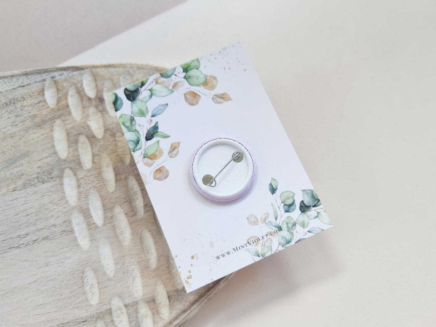 Bride Tribe pin badge, Perfect party bag filler for Hen Do, Bachelorette goody bags. Eucalyptus theme