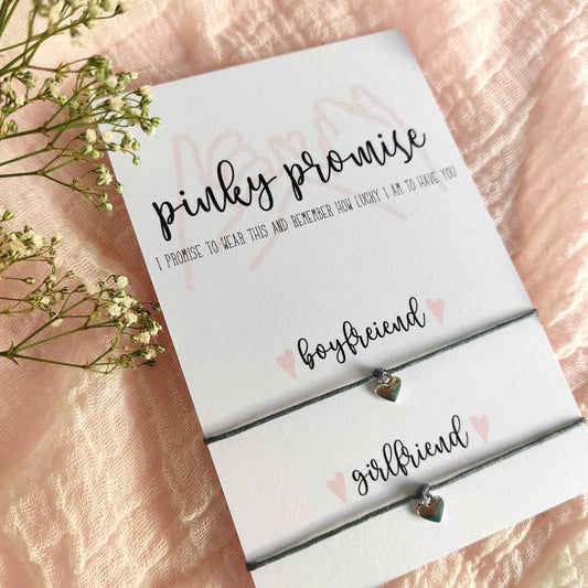 Pinky promise, set of 2 couples gift