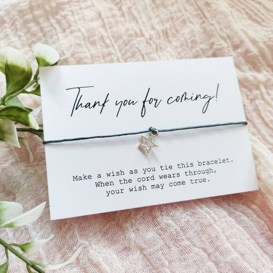 Party favour, gift bag filler, engagement favours, wedding gift, wedding favour charm bracelet, thank you for coming gift