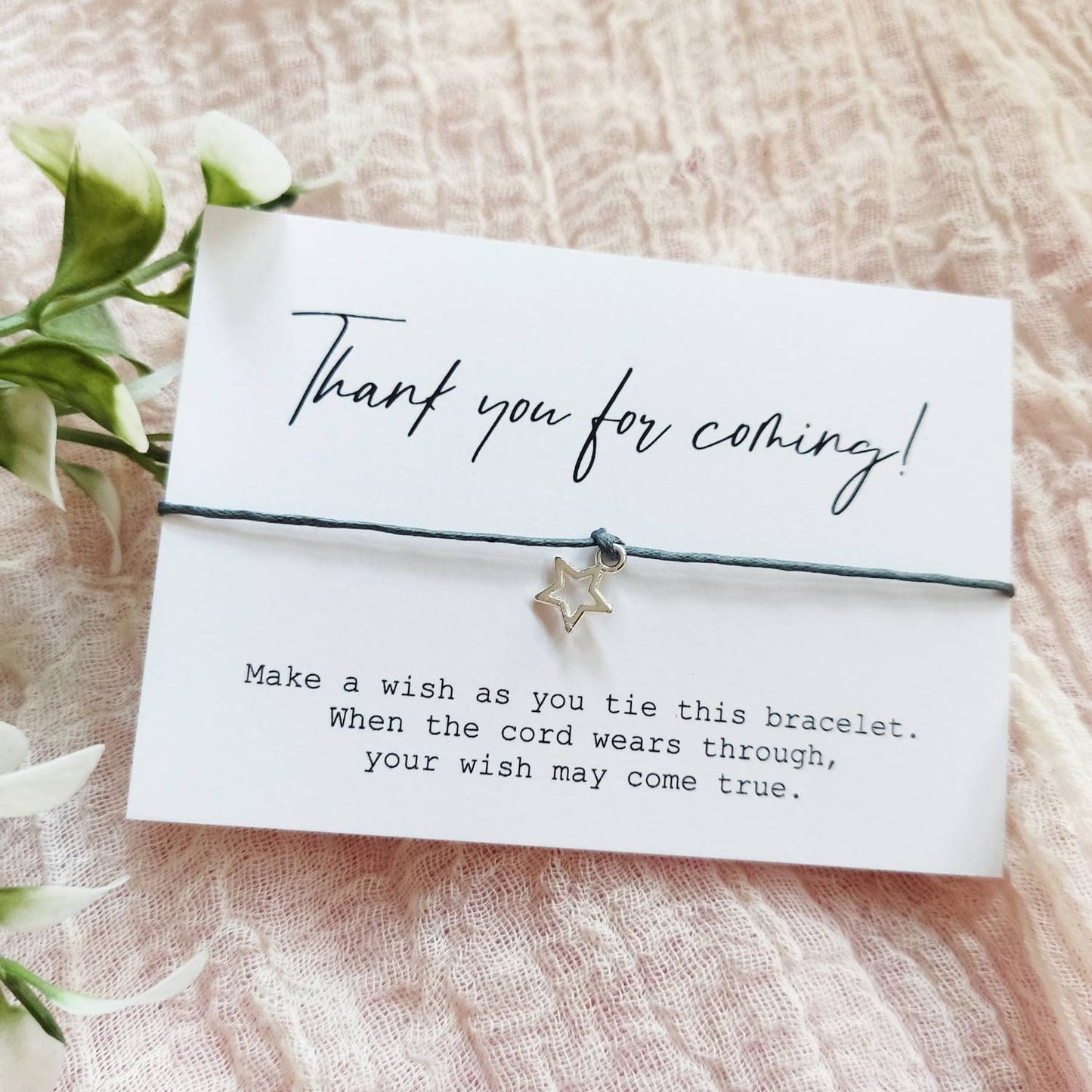 Party favour, gift bag filler, engagement favours, wedding gift, wedding favour charm bracelet, thank you for coming gift