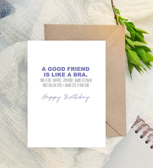 Birthday card, annoying, funny card for bestie, Birthday card for a friend